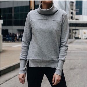 Alo Haze Funnel Neck Sweater Top